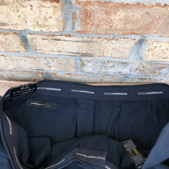 GREGNORMAN Stretchy Moisture Wicking Club House  Golf Midnight Blue Pants W40 - Picture 6 of 16